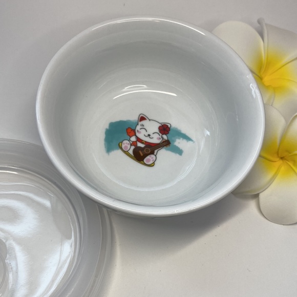 Bowl with lid  NWT!, microwaveable for lunch, food storage, Kawaii Asian design - Picture 12 of 16